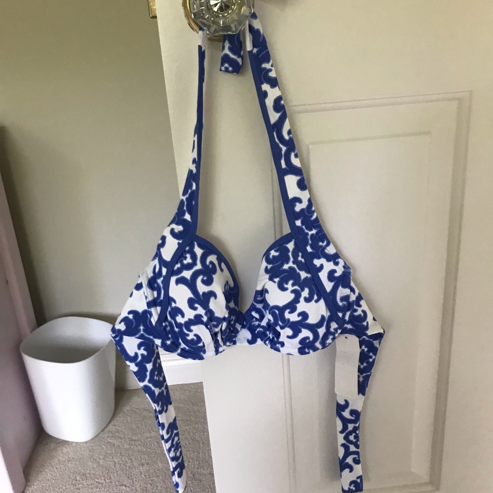 NEW Tommy Bahama Blue Bikini Top